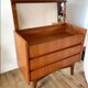 Commode coiffeuse scandinave en teck design danois années 60
