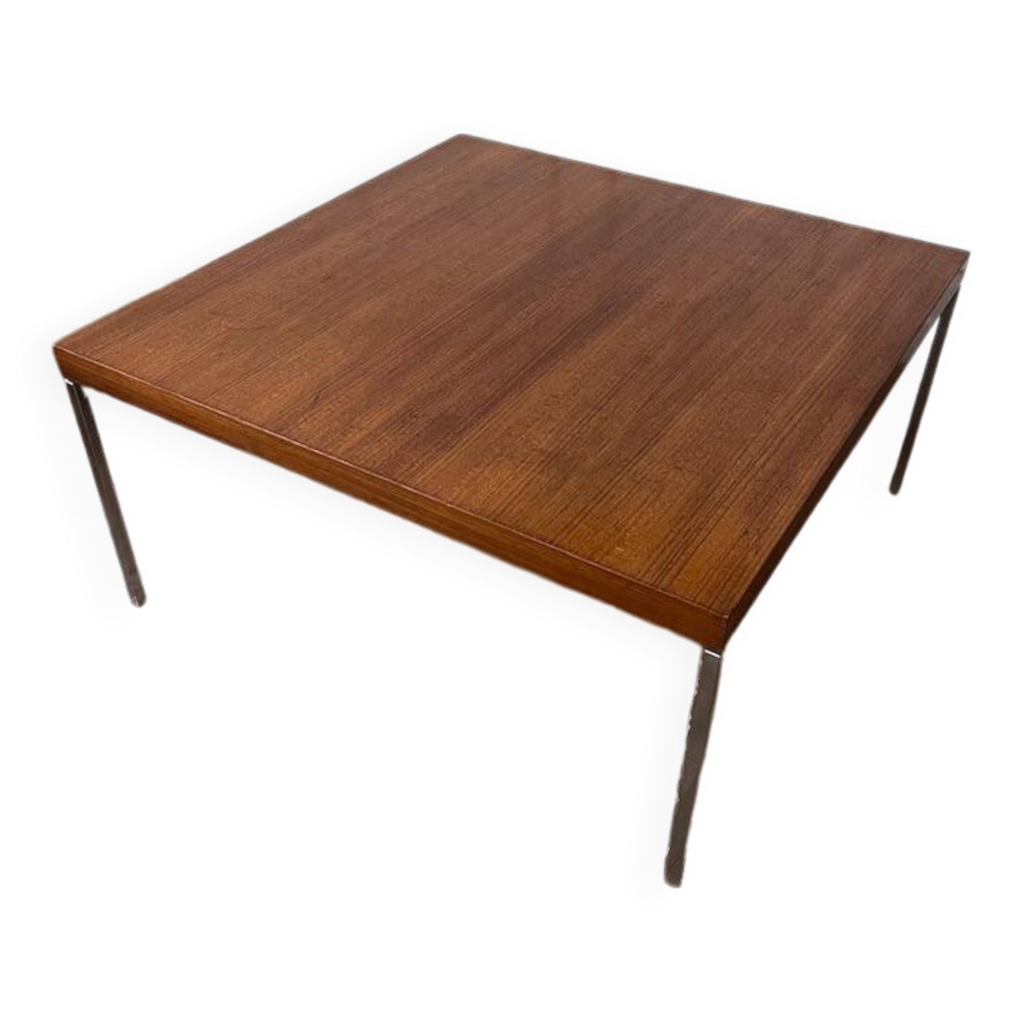 Large vintage square coffee table