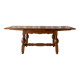 Scandinavian oak draw-leaf refectory-style coffee table, circa 1960s