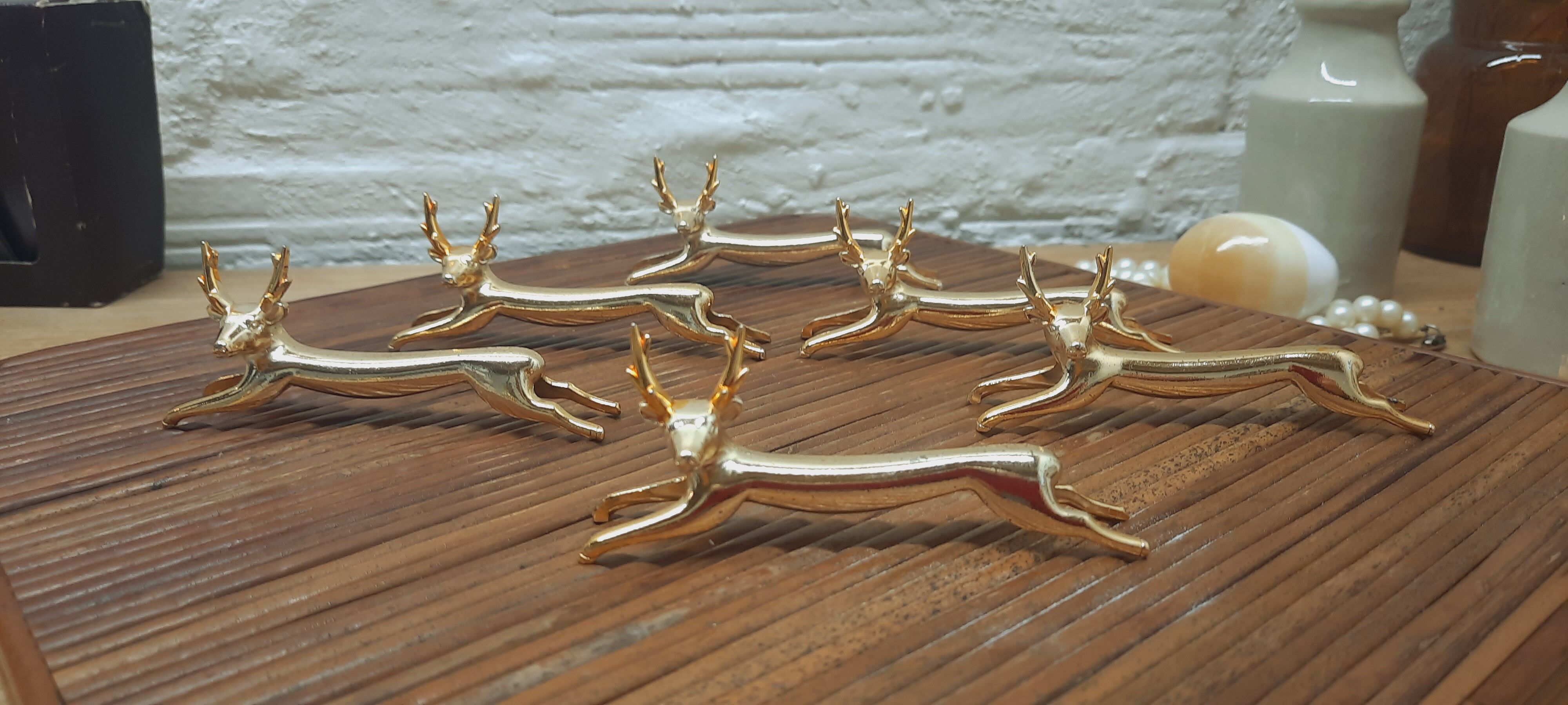 Set 6 deer knife holders