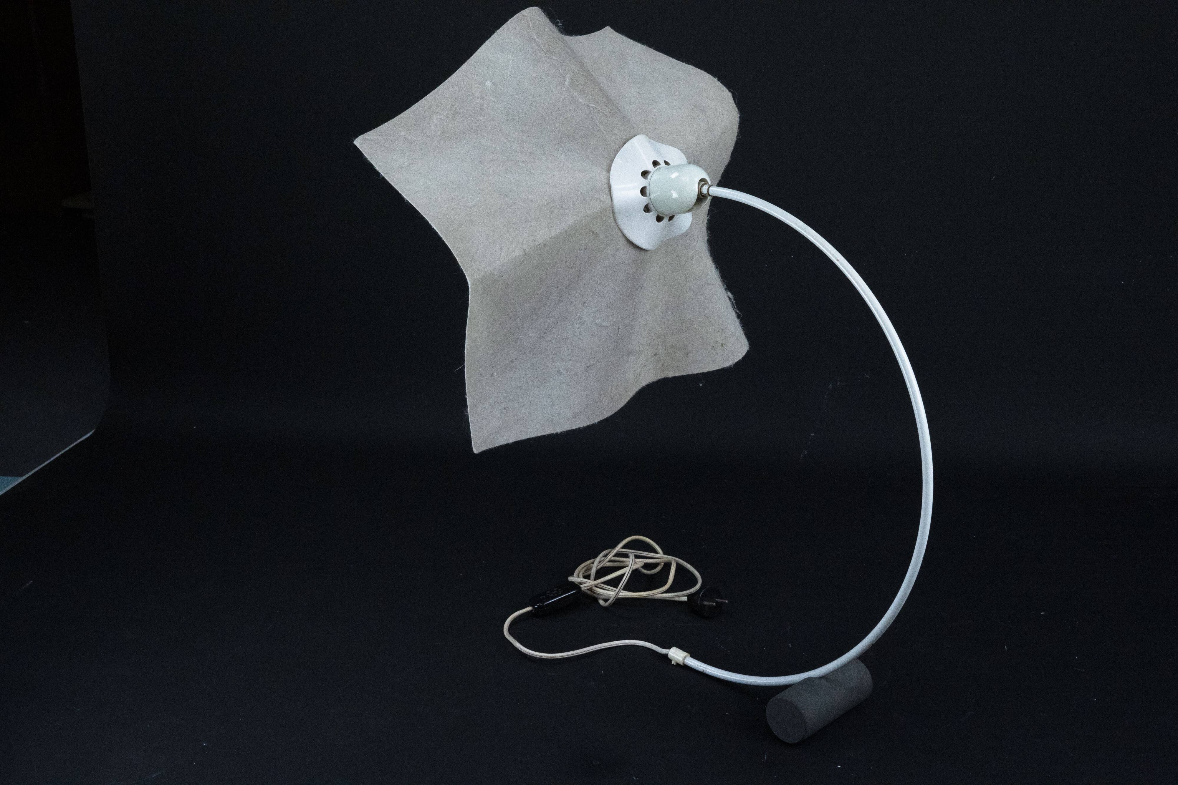 Vintage Area Curva Lamp by Mario Bellini. Italy 1970s