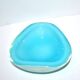Murano glass trinket tray, opaline colored glass, 1970s design by Seguso Sommerso