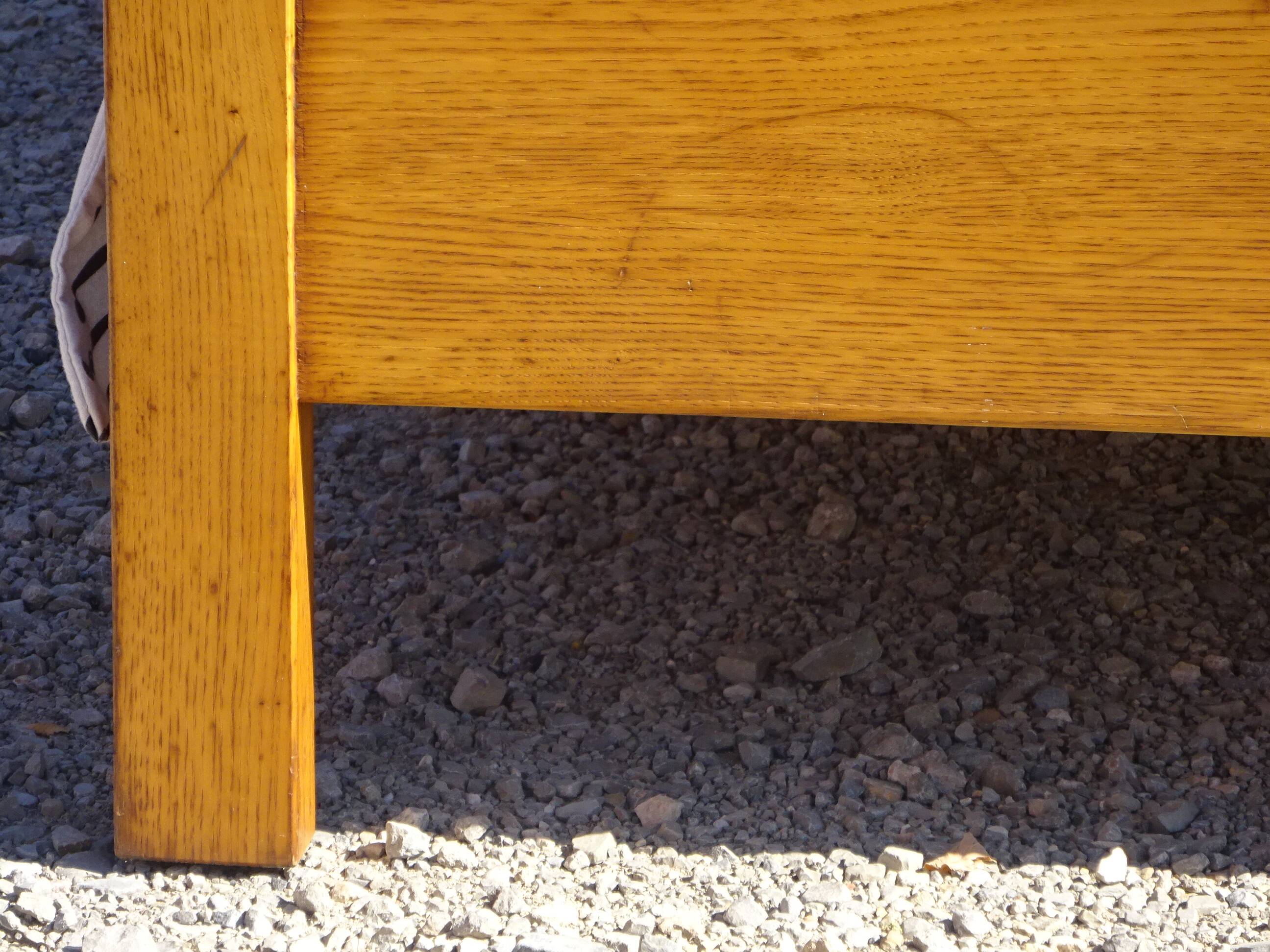Solid oak bed, 1 place 90x190 cm