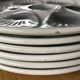 6 Oyster plates Moulin des Loups white and grey