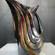 Iridescent ceramic pitcher from Bassano, Italy, from the 1970s.