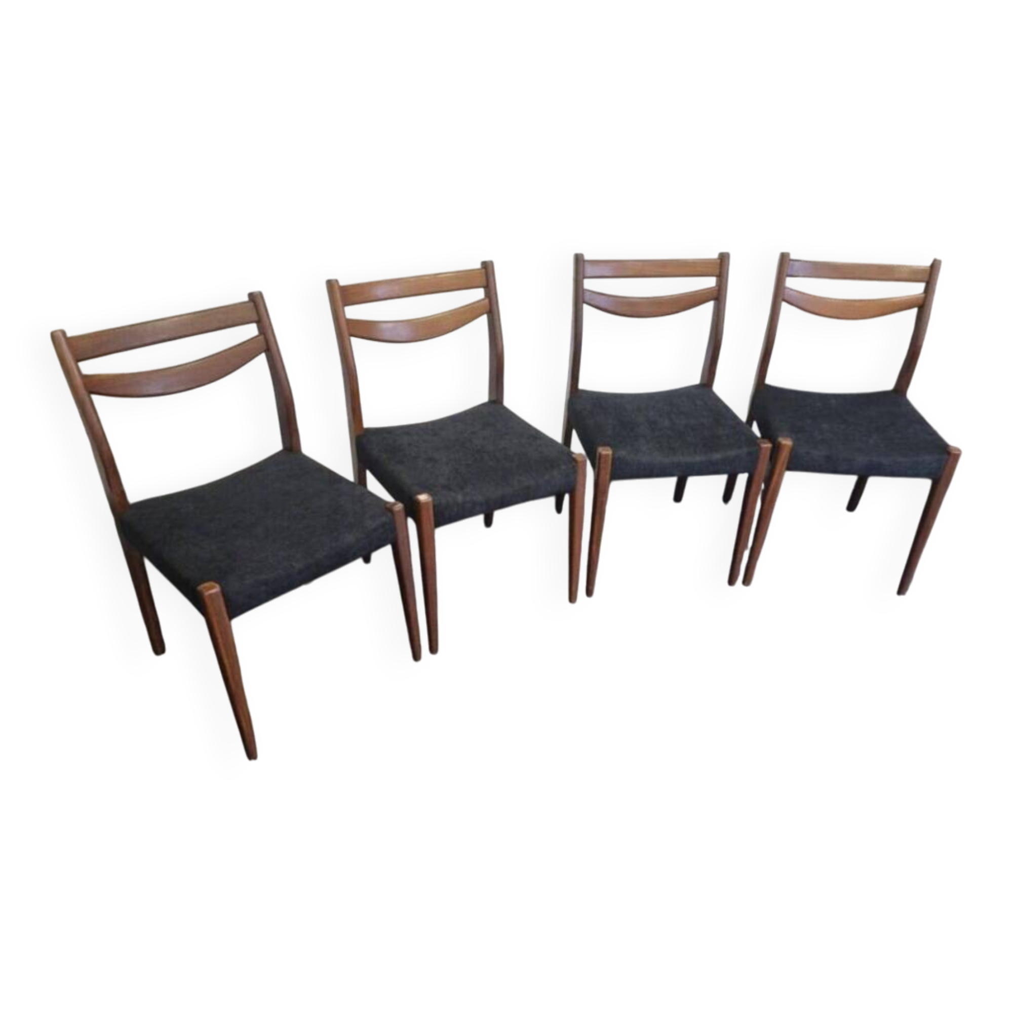 Set of 4 Scandinavian chairs, 1970s