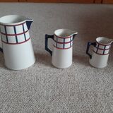 Vintage HBCM Béarn Pitchers-lot of 3