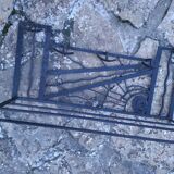 Art Deco wall coat rack