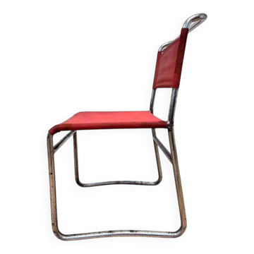 Tubular Steel Chrome Bauhaus Chair by Hynek Gottwald - 1930 (Eisengarn)