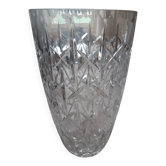 Large cut crystal vase