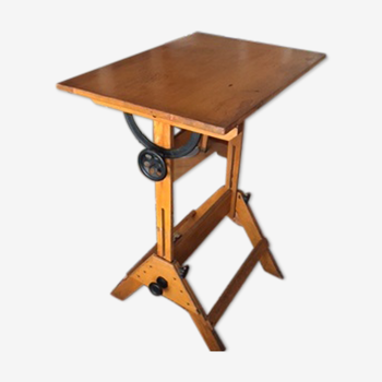 Old drawing table for years 20/30 industrial style