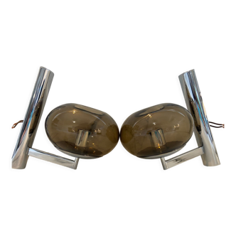 Pair of sciolari wall lamps