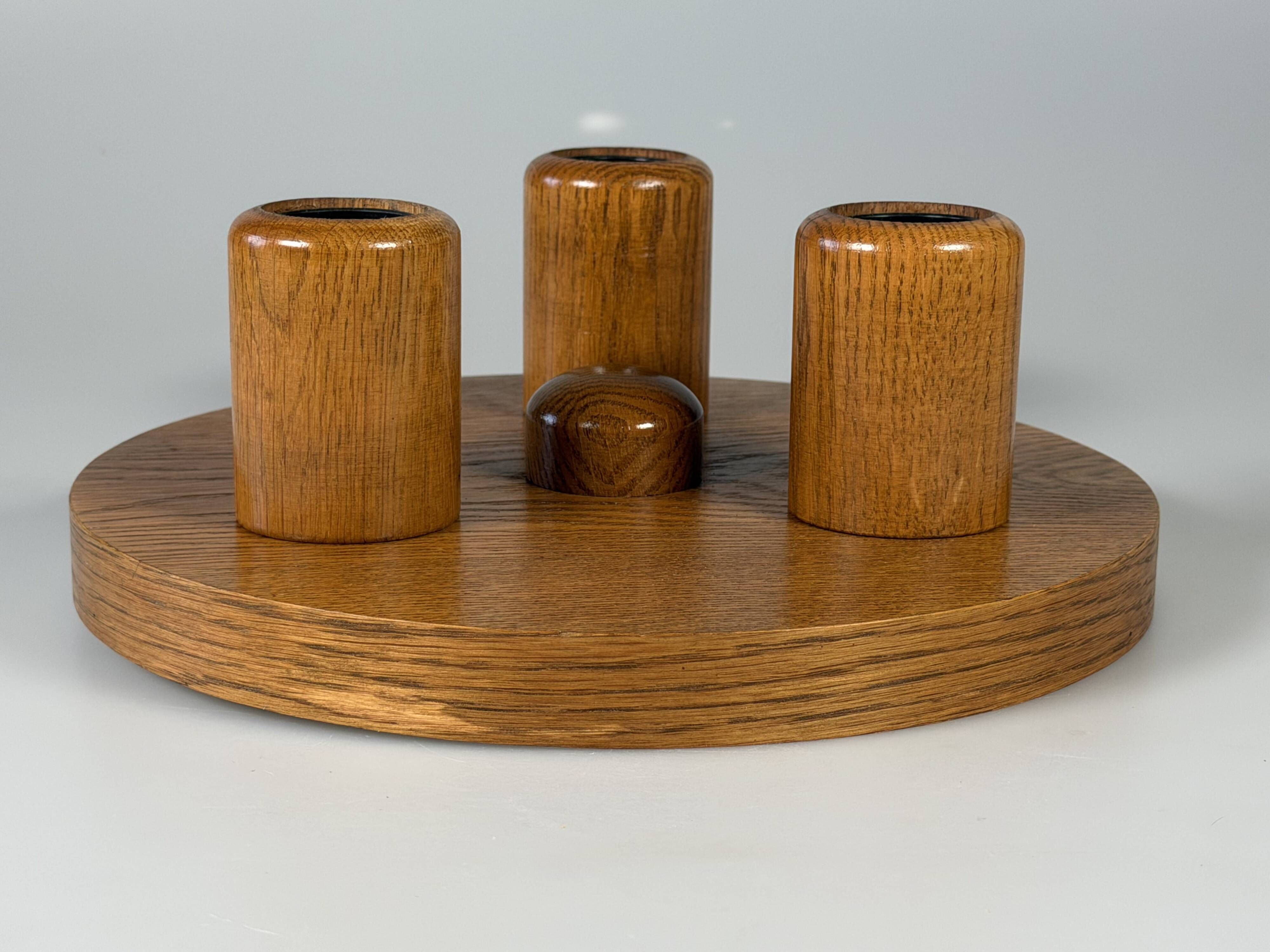 1960s 1970s Ceiling Lamp Brutalist Japandi Style Made in Germany