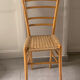 Vintage blond wood chair