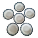 Set of 6 vintage soup plates