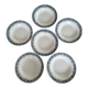 Lot de 6 assiettes creuses vintages