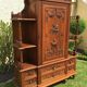 Cupidon  Exceptional Cabinet in Walnut Style Louis XVI