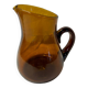 Amber glass carafe