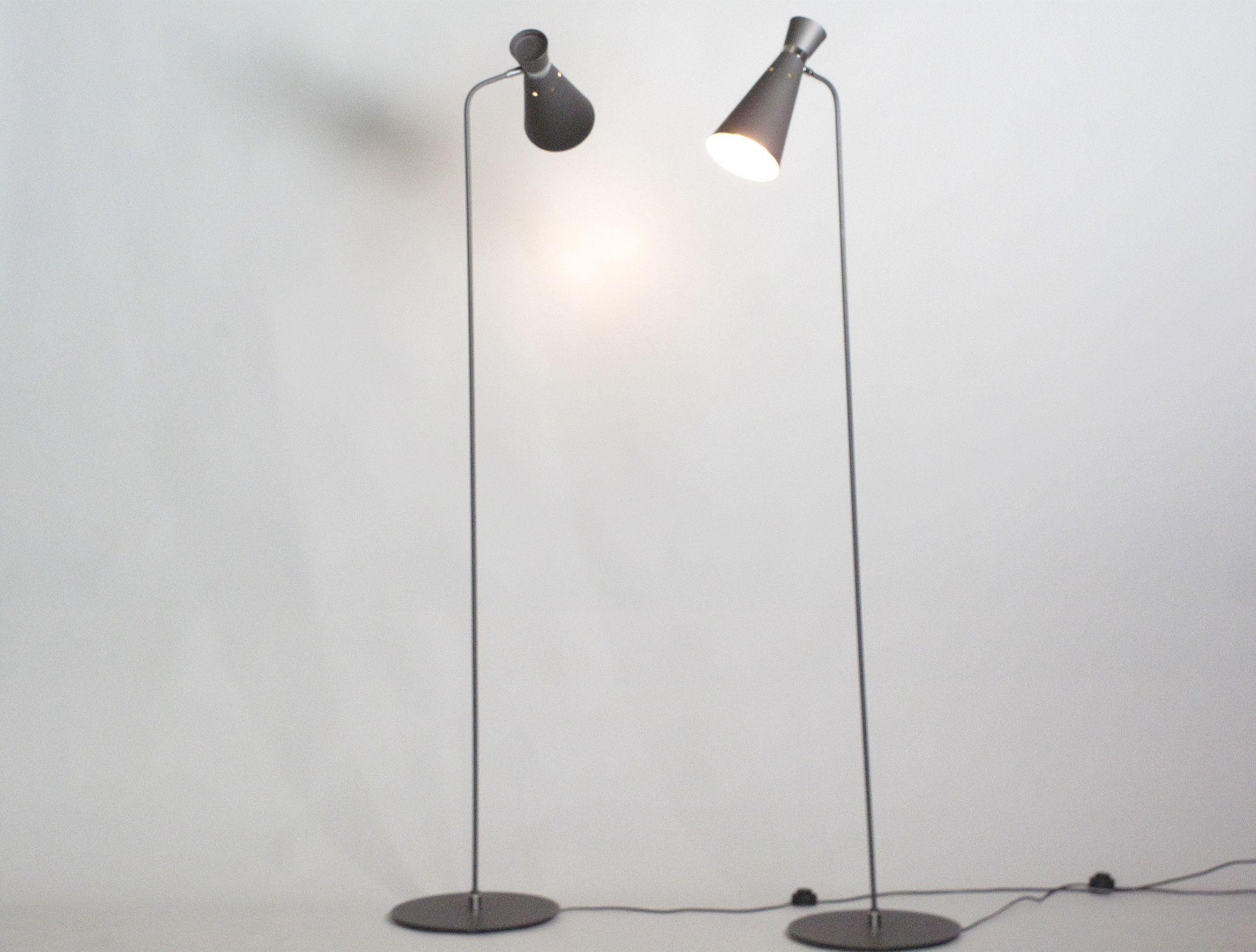 Two Diabolo Floorlamps