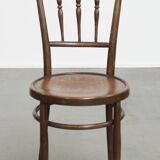 Bistro chair with carved seat