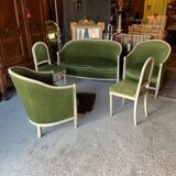 Art Deco living room patina