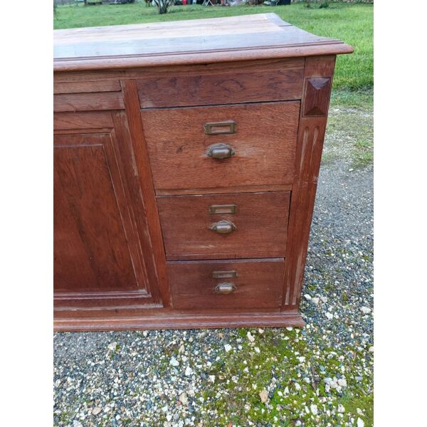 Meuble de magasin année 30 chêne