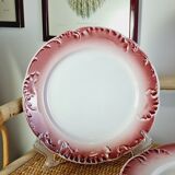 Set of 7 ceramic plates FF Pexonne