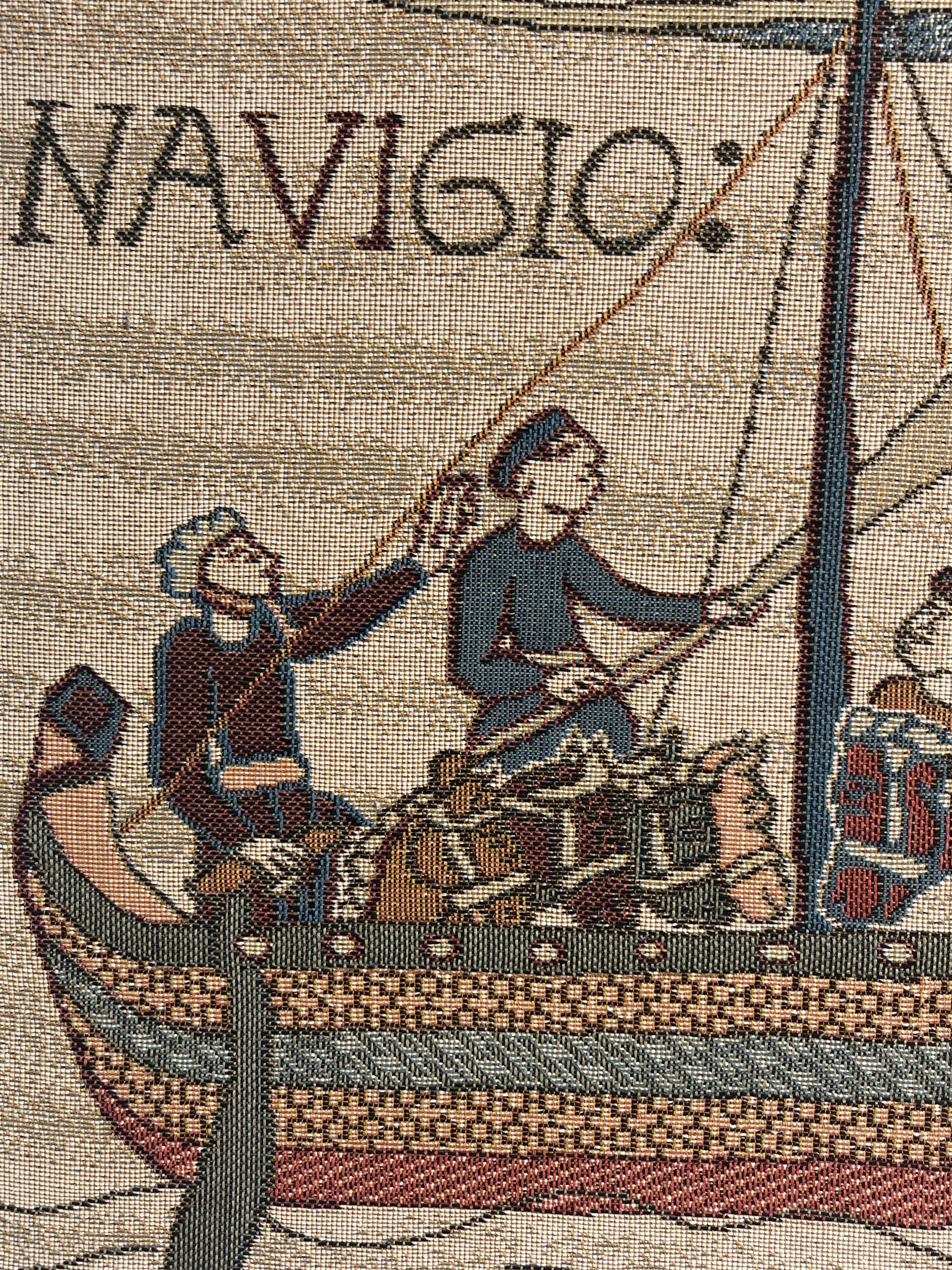 Bayeux tapestry reproduction framing 20th century
