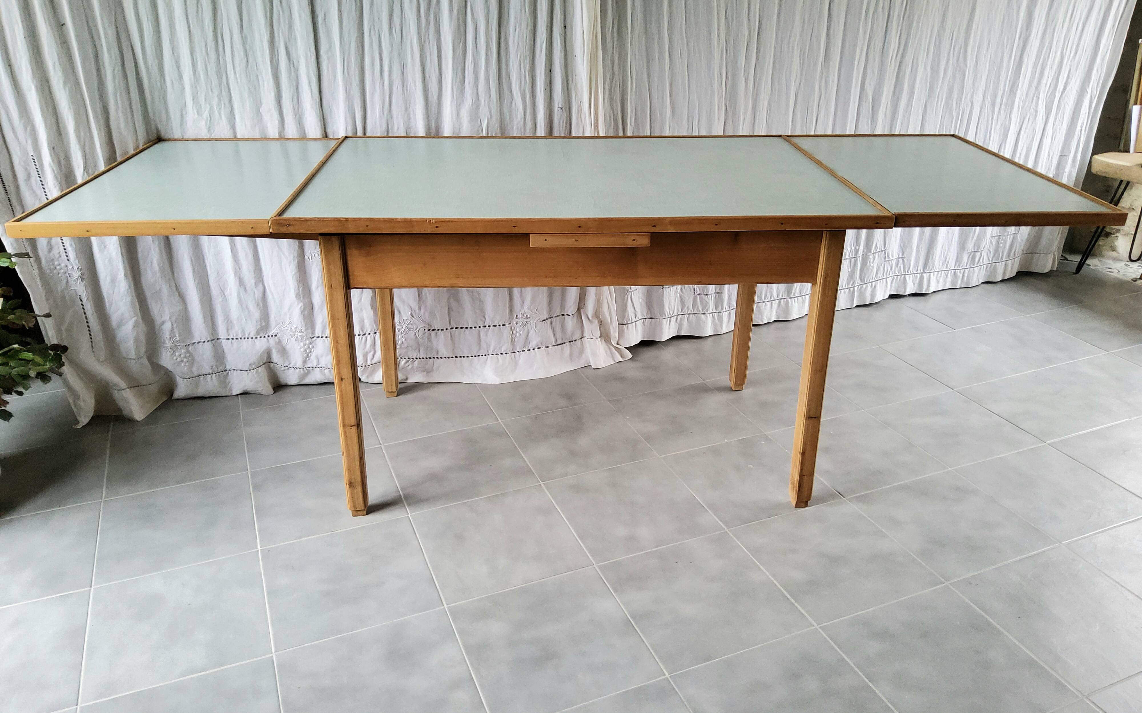Table de ferme extensible