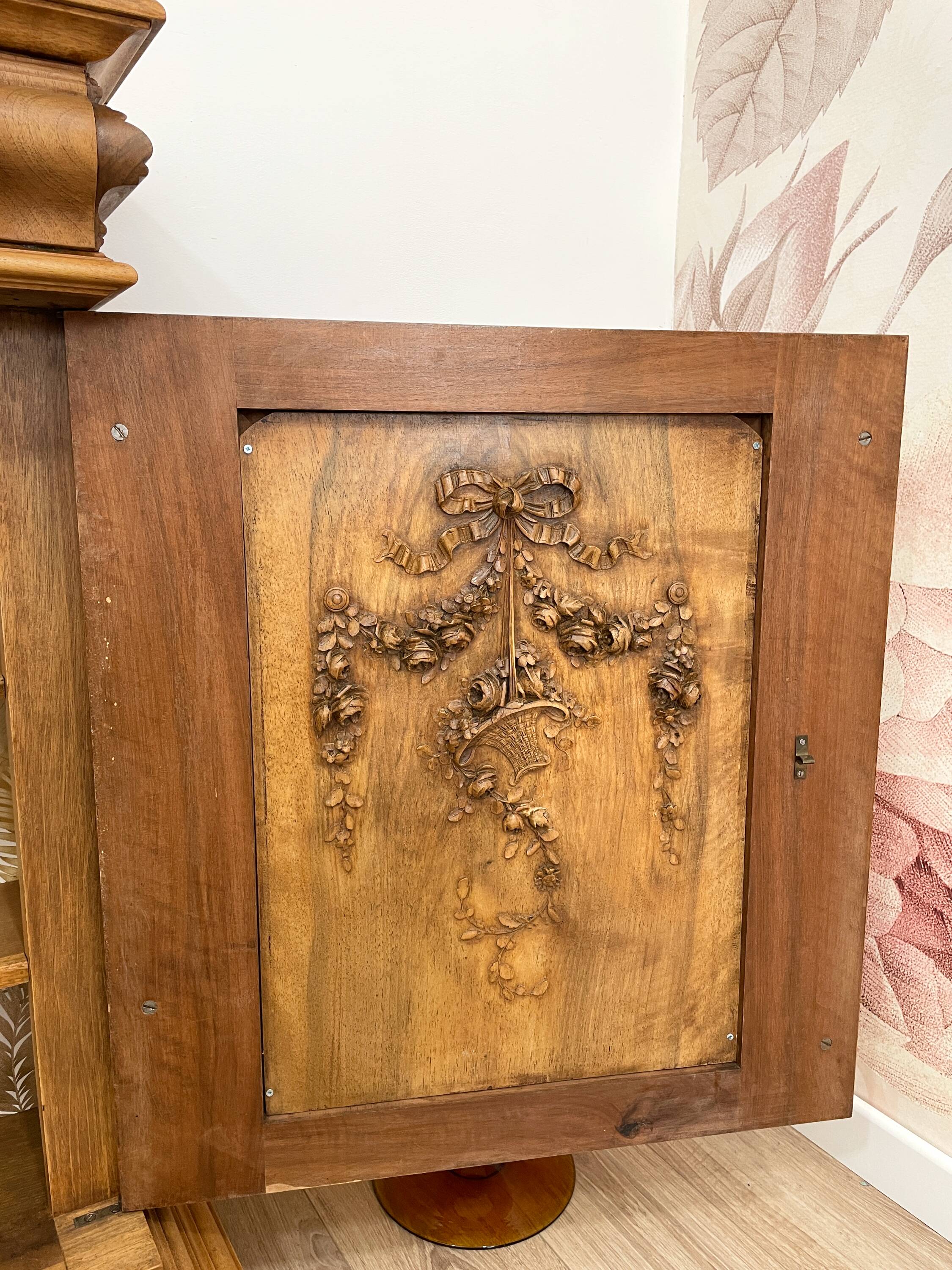 Napoleon III height walnut furniture - Double decoration