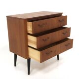 Scandinavian teak chest of drawers, Sweden, 1950