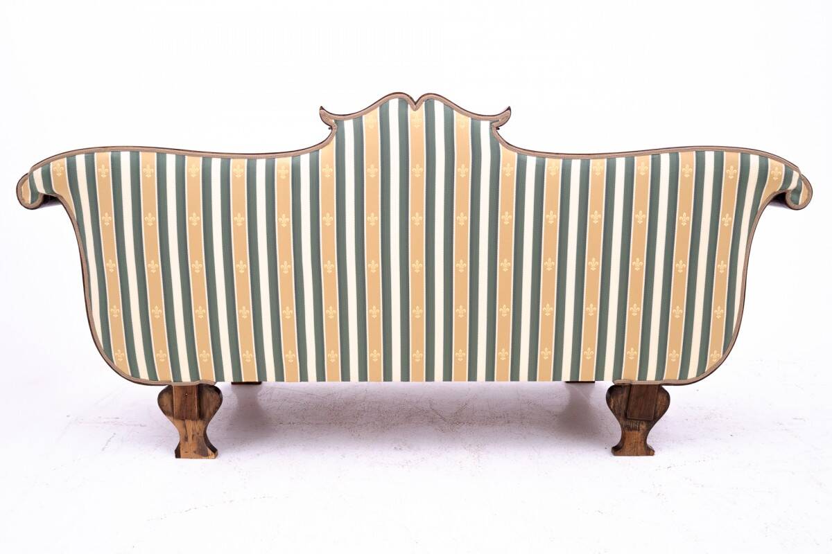 Biedermeier sofa, northern europe, circa 1860. after renovation