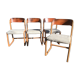 Lot of 4 chairs Sled Baumann