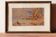 Signed watercolor, red rocks of Menton