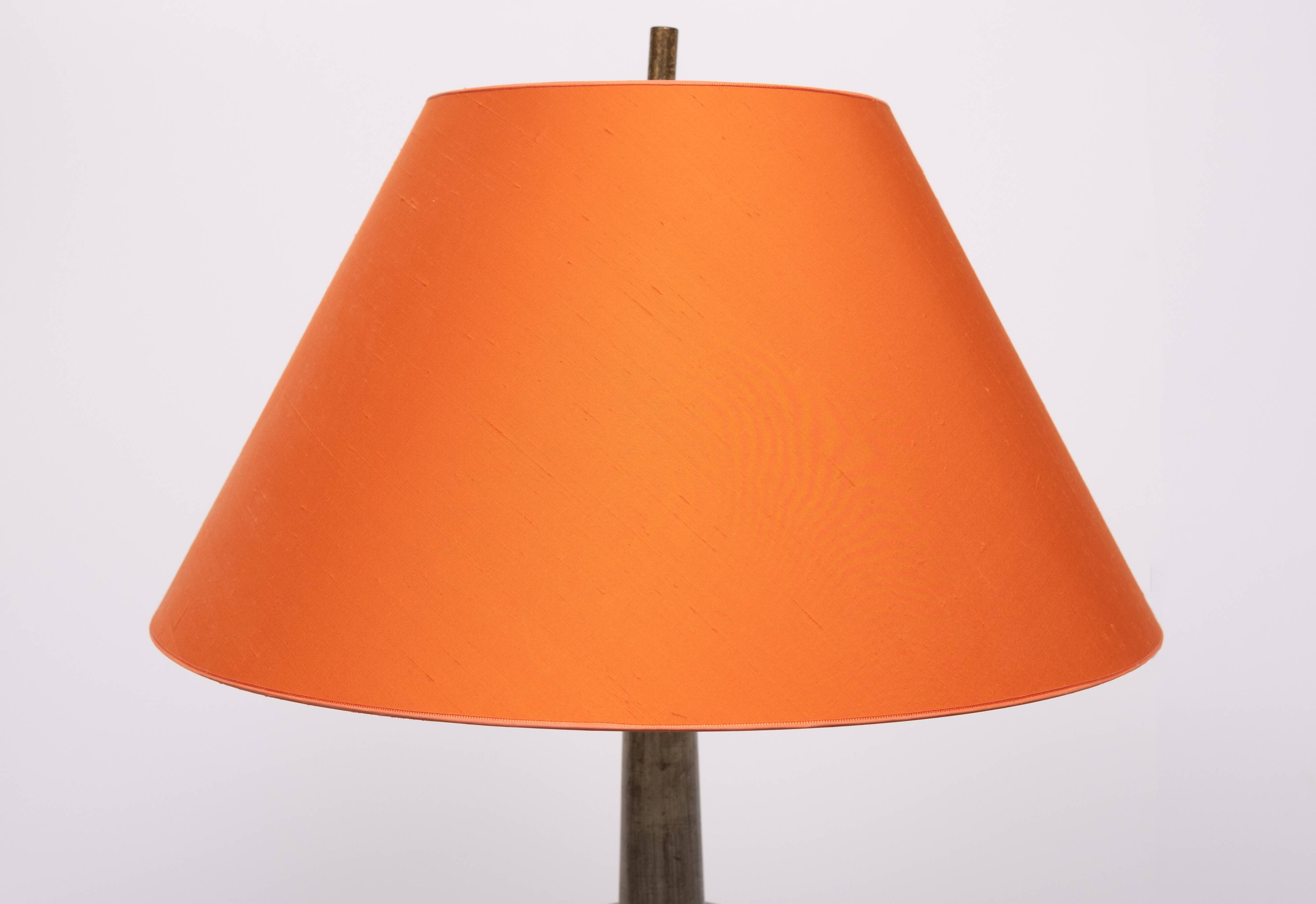 Italian Baroque carved Wooden floor lamp 1970s