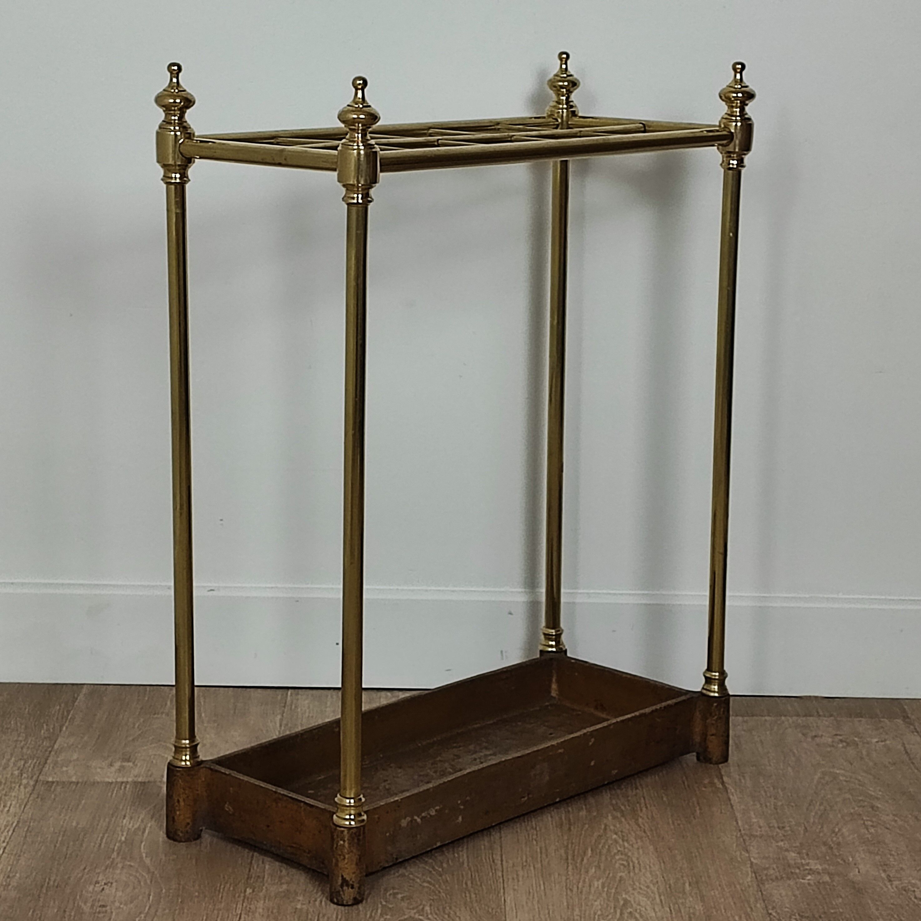 Brass umbrella holder