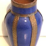 Vase bleu oriental