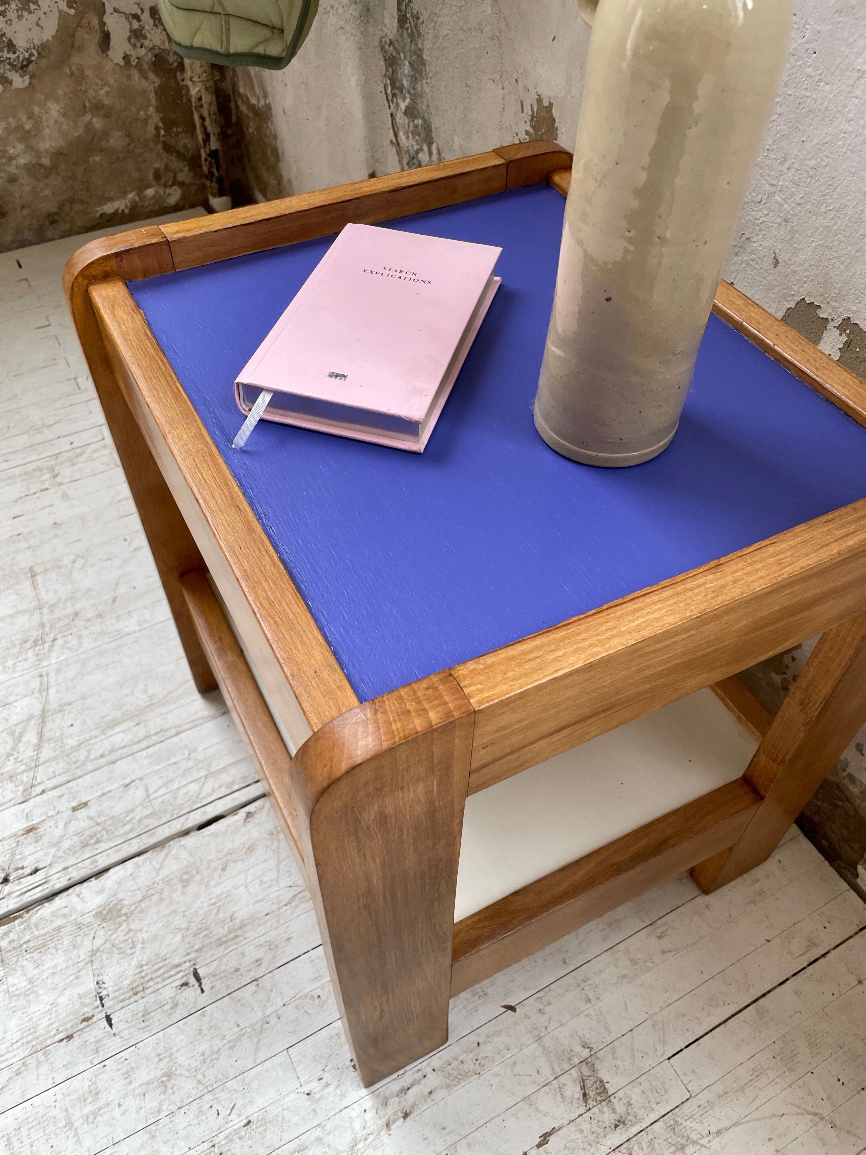 Beech bedside style Regain two-tone