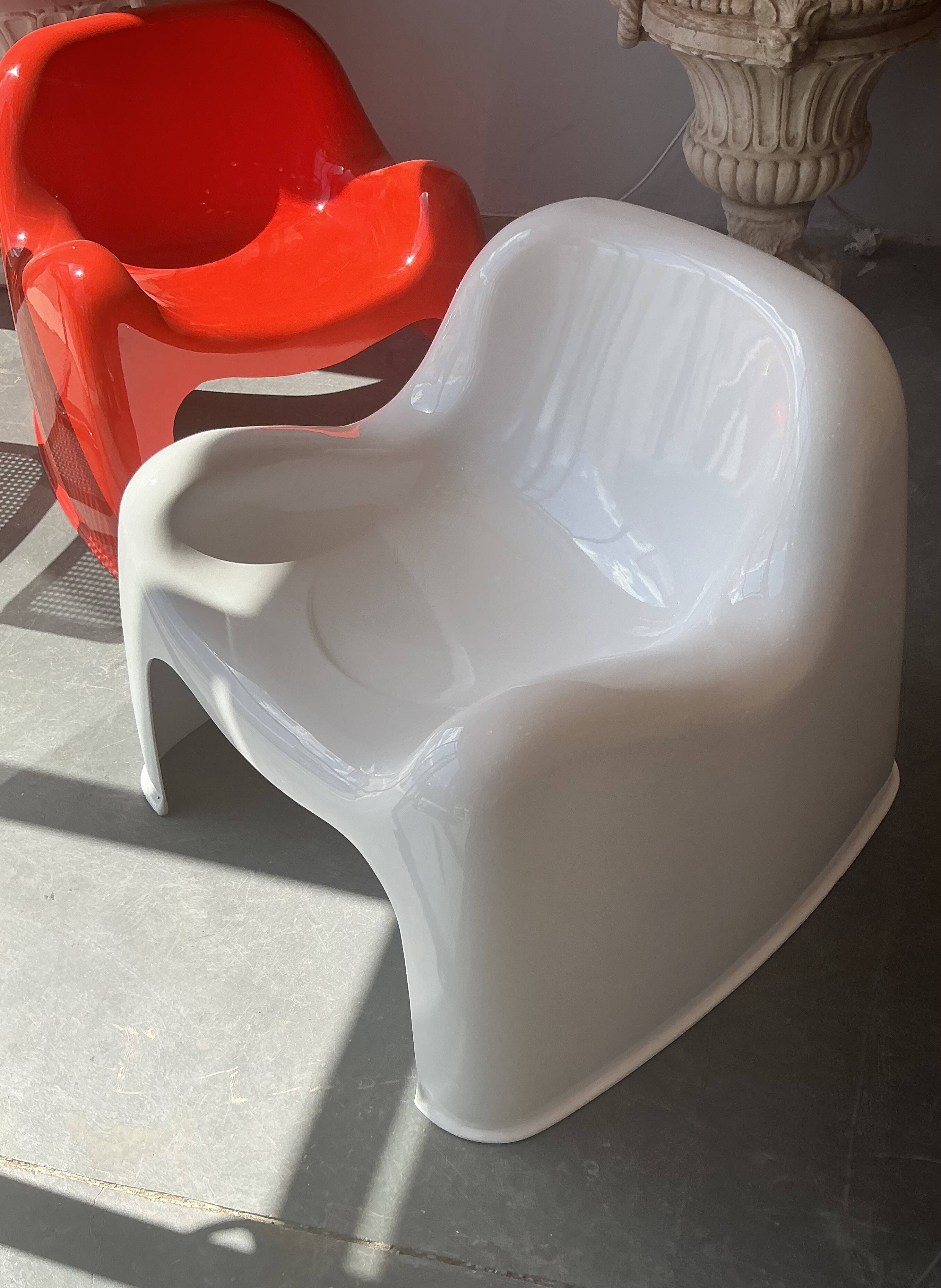 Pair of Toga armchairs by Sergio Mazza for Artemide 1968