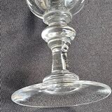 Blown and cut crystal glasses