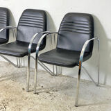 Set of 4 design chairs