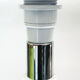 Table lamp glass er metal chrome 1970's