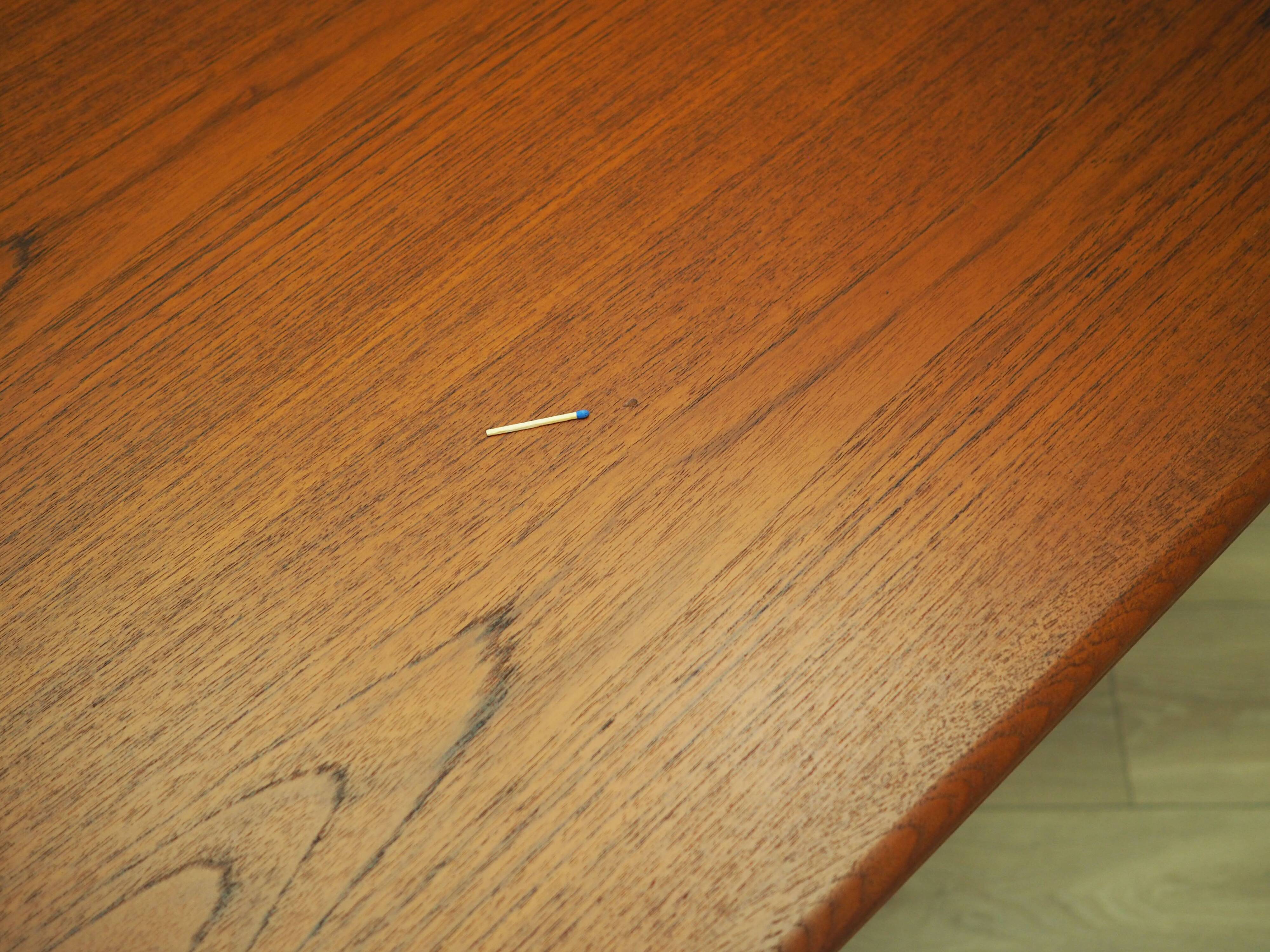 Teak table, Danish design, 1970s, production: Denmark