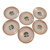 6 Gien flat plates, Kandy model