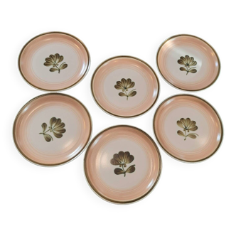 6 Gien flat plates, Kandy model