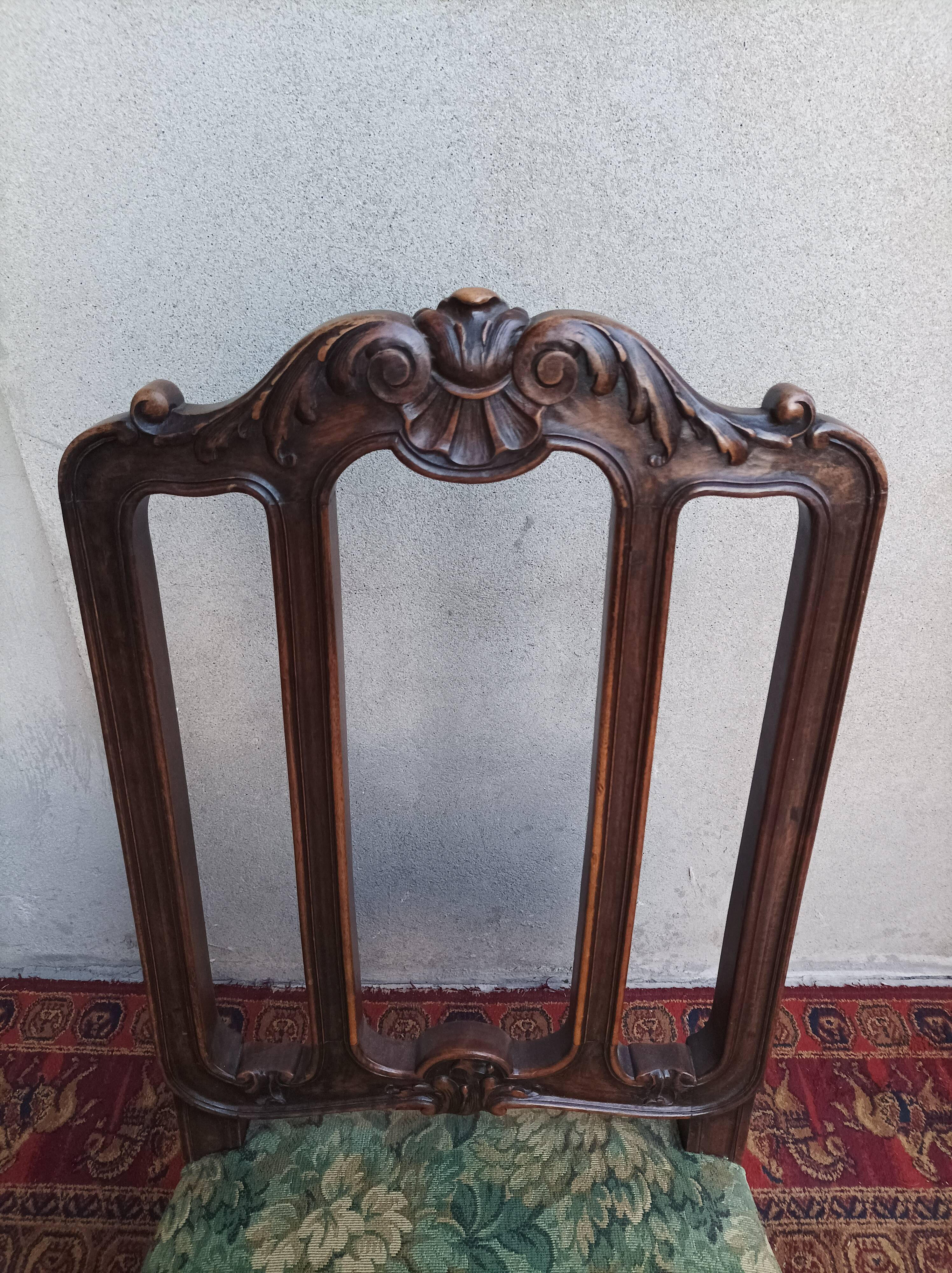 Louis XV chair in walnut 19th