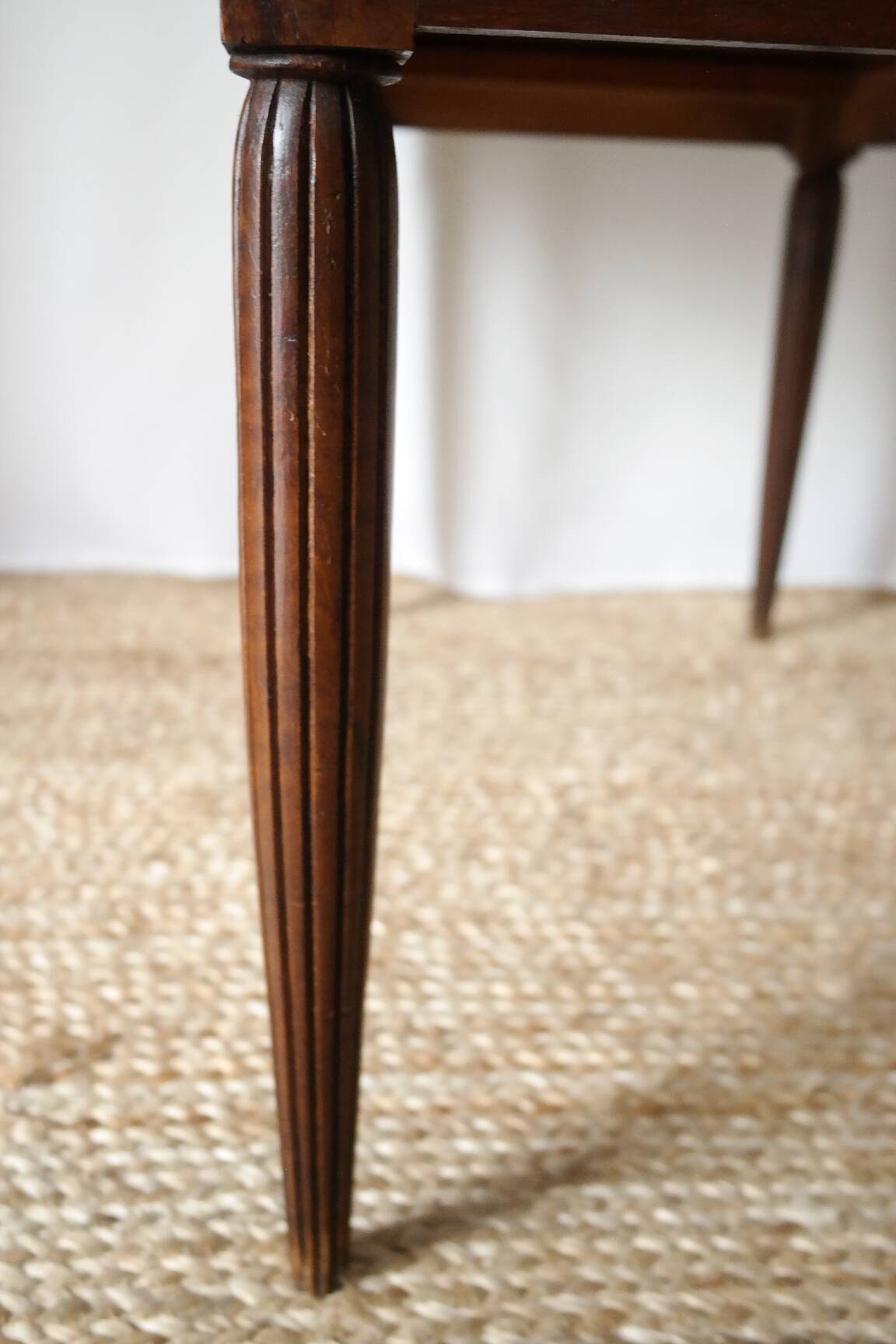 Solid walnut chest of drawers from the early 20th century.