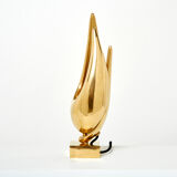 Lamp Michel Armand gilded bronze 1970