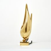 Lamp Michel Armand gilded bronze 1970