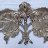 Two bronze ornaments furniture floral decoration early 20th century